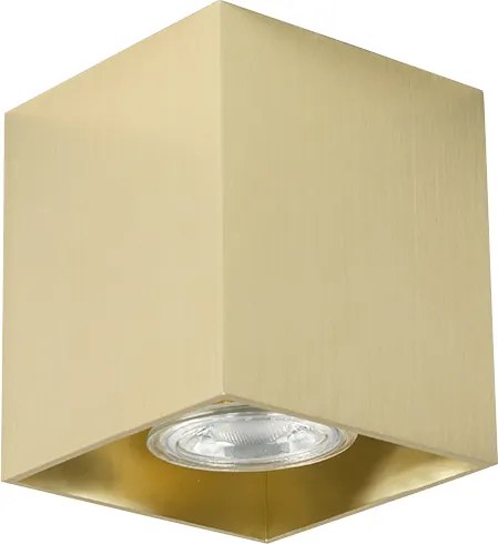 Modern spotlámpa arany - Qubo 1