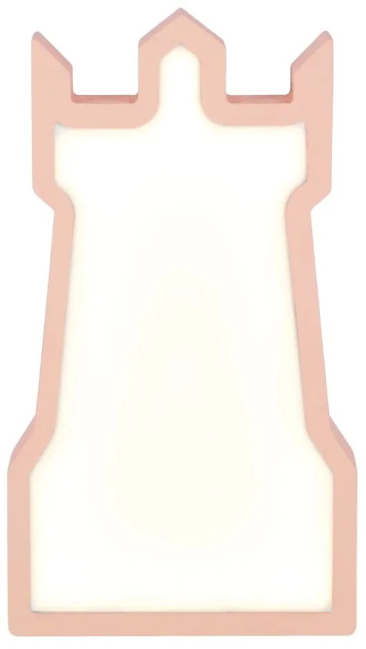 Rózsaszín gyerek éjjelilámpa Tower – Candellux Lighting