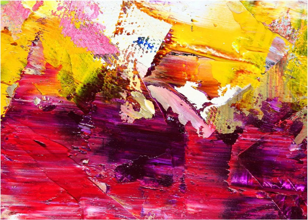 Absztrakció kép - festmény (70x50 cm)