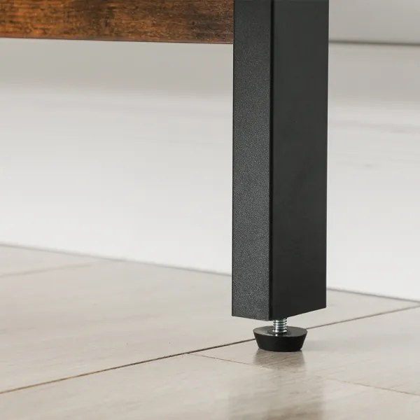 NAVARO könyvszekrény barna/fekete