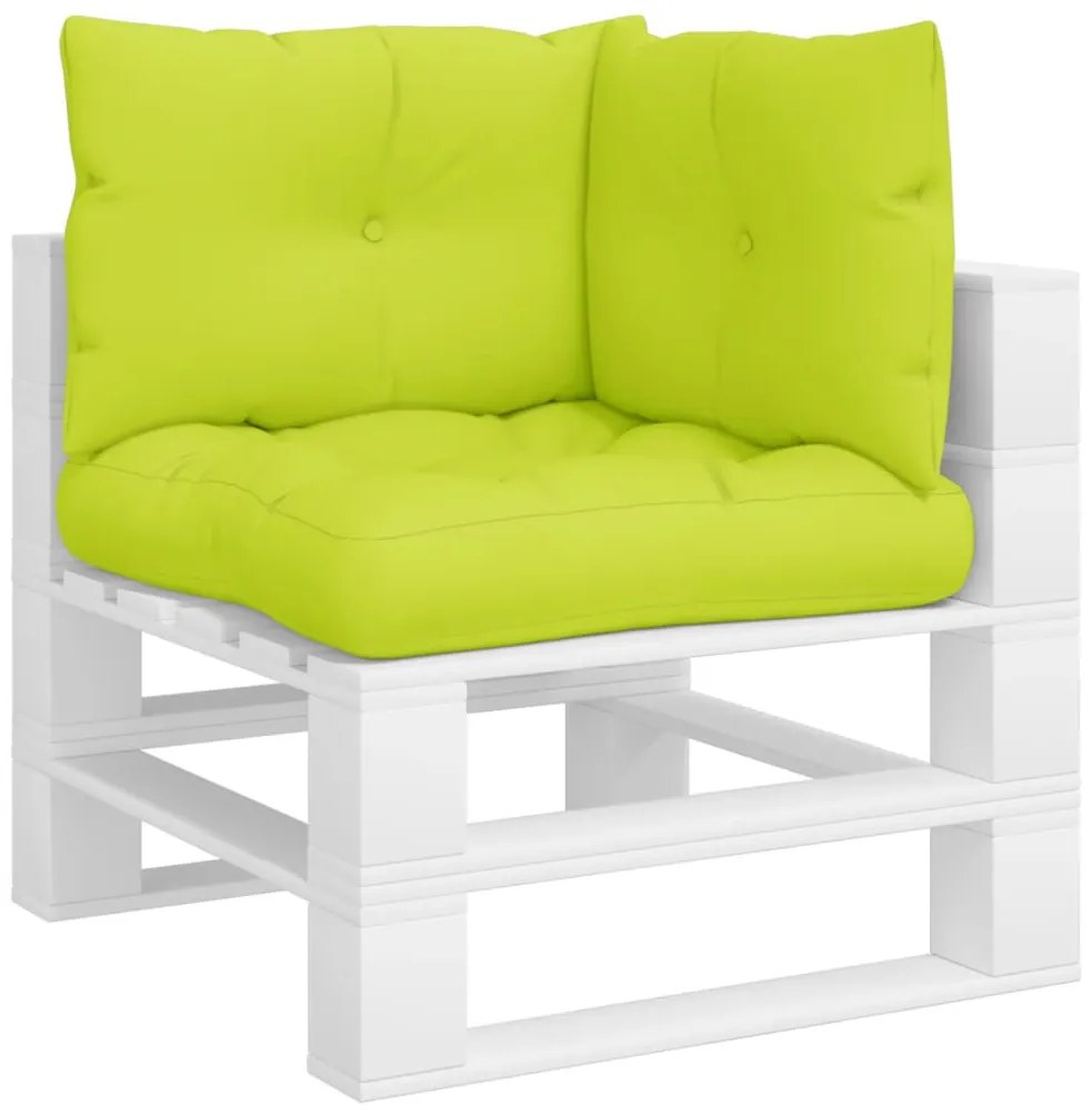 3 db élénkzöld szövet raklappárna