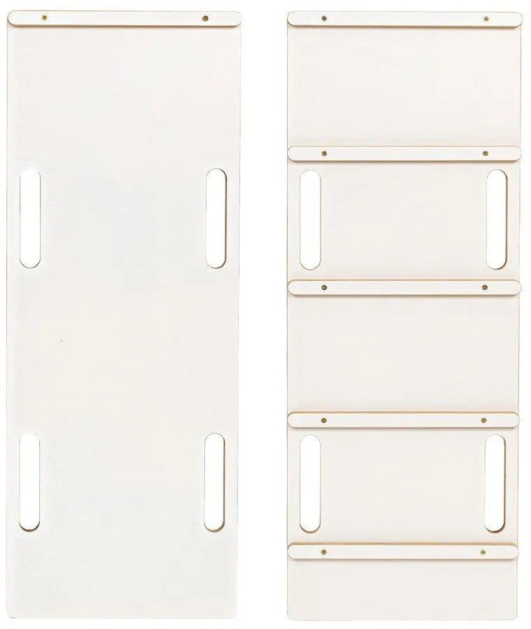 Fehér borovi fenyő hinta 39x75x38 cm Montessori – Meowbaby