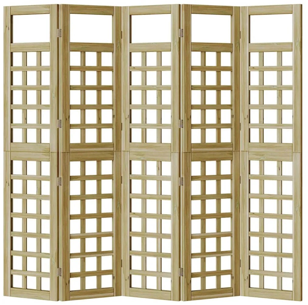 Kültéri adatvédelmi képernyő Kézi 5 pcs Barna 200 x 180 cm