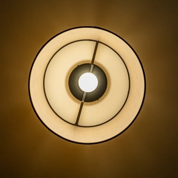 Brilagi - LED felületre szerelhető csillár CERIA 1xE27/40W/230V átm. 35 cm bézs