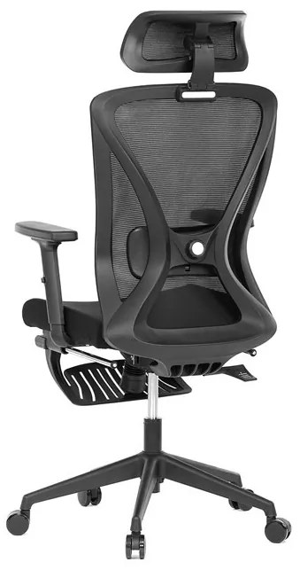 Fekete Hálós Irodai Szék, Szinkron Mechanikával. KA-S257 BK