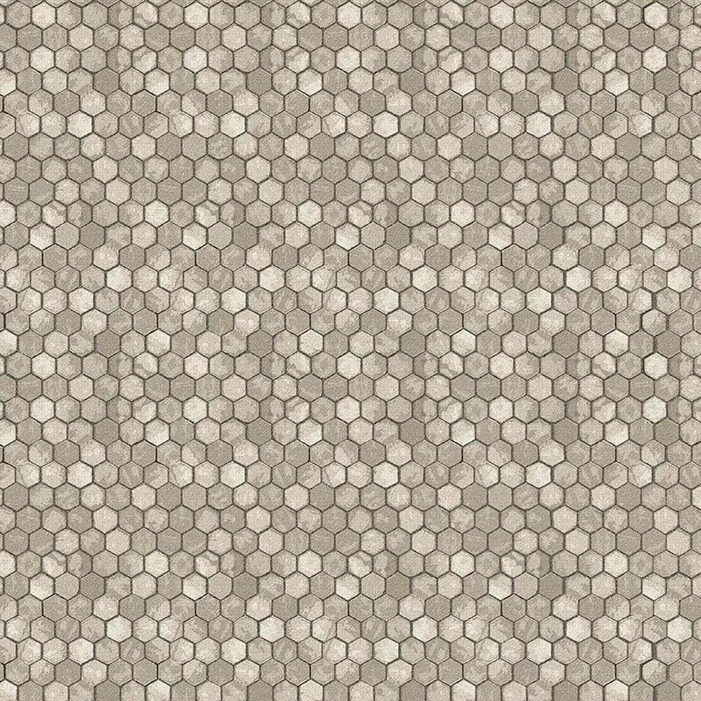 Flizelin Tapéta Geometrikus Méhsejtekkel