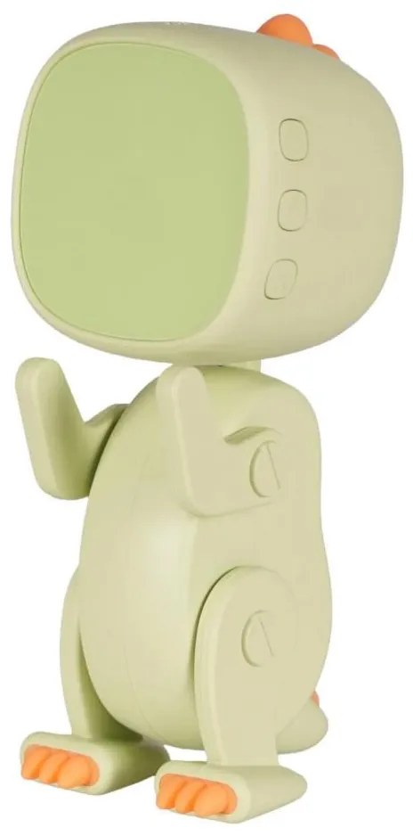 LED Dimmelhető éjjeli gyereklámpa ébresztőórával ROBOT LED/1W/5V 1200 mAh