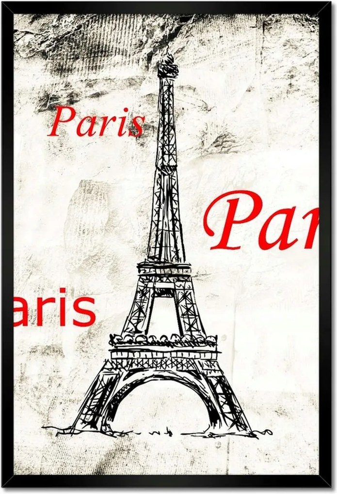 Poszterek keretben 40x60 I Love Paris