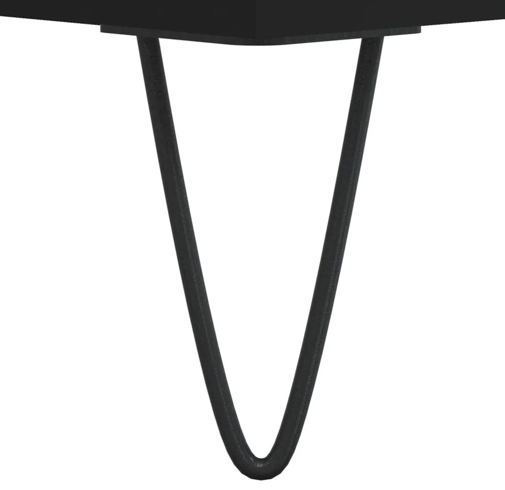 vidaXL fekete szerelt fa cipősszekrény 102x36x60 cm