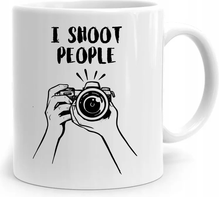 Bögre Fotósnak És Shoot People Ajándék fényképes nyomtatással