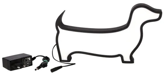 LED gyermek asztali lámpa DOG LED/12W/230V fekete