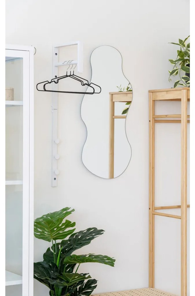 Trento ruhatartó állvány, fém, fehér