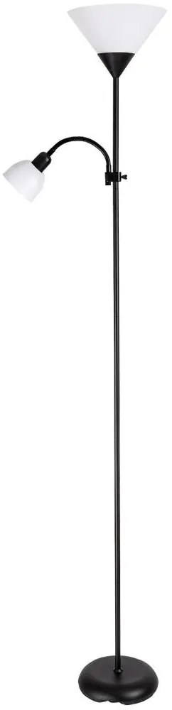 Brilagi - Állólámpa ARIANA 1xE27/100W/230V + 1xE14/25W fekete