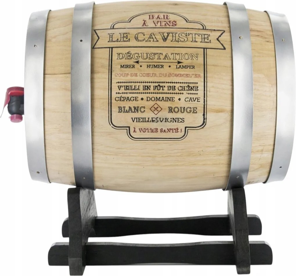 Cmp KV7166 Fahordó csappal, ezüst fémgyűrűkkel, 5 l