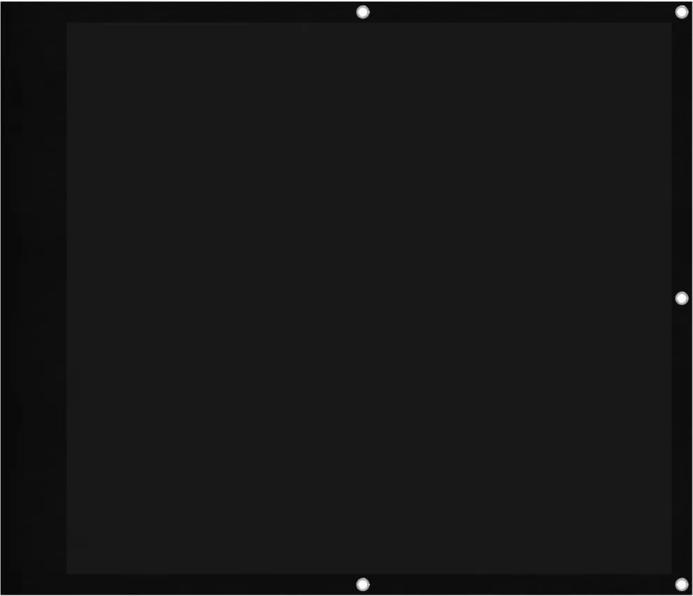 vidaXL fekete erkélyparaván 100% oxford poliészter 90 x 700 cm