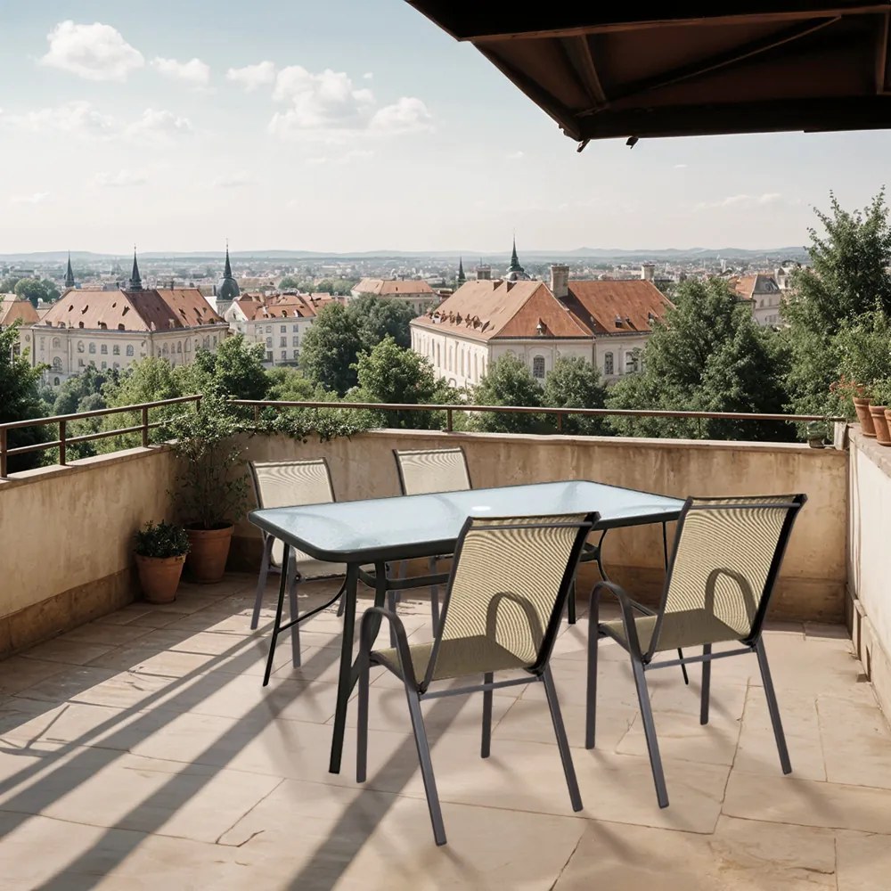 Arlon 4+1 kerti bútor garnitúra szett