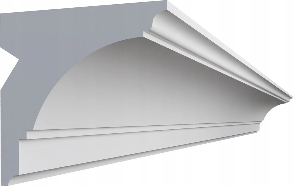 LED-es függönykarnis léc 2m DLO10 9cm x 9cm álcázó sínvédő dísz