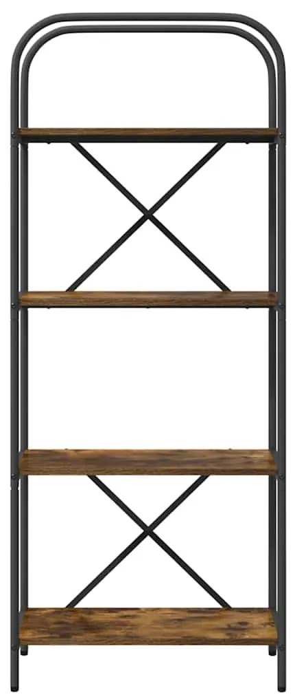 Könyvespolc Füstölt tölgy 60 x 30 x 146 cm Faanyag