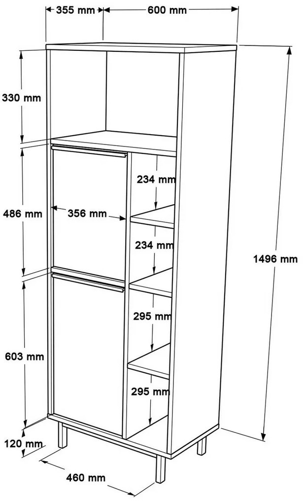 Onu Walnut szekrény