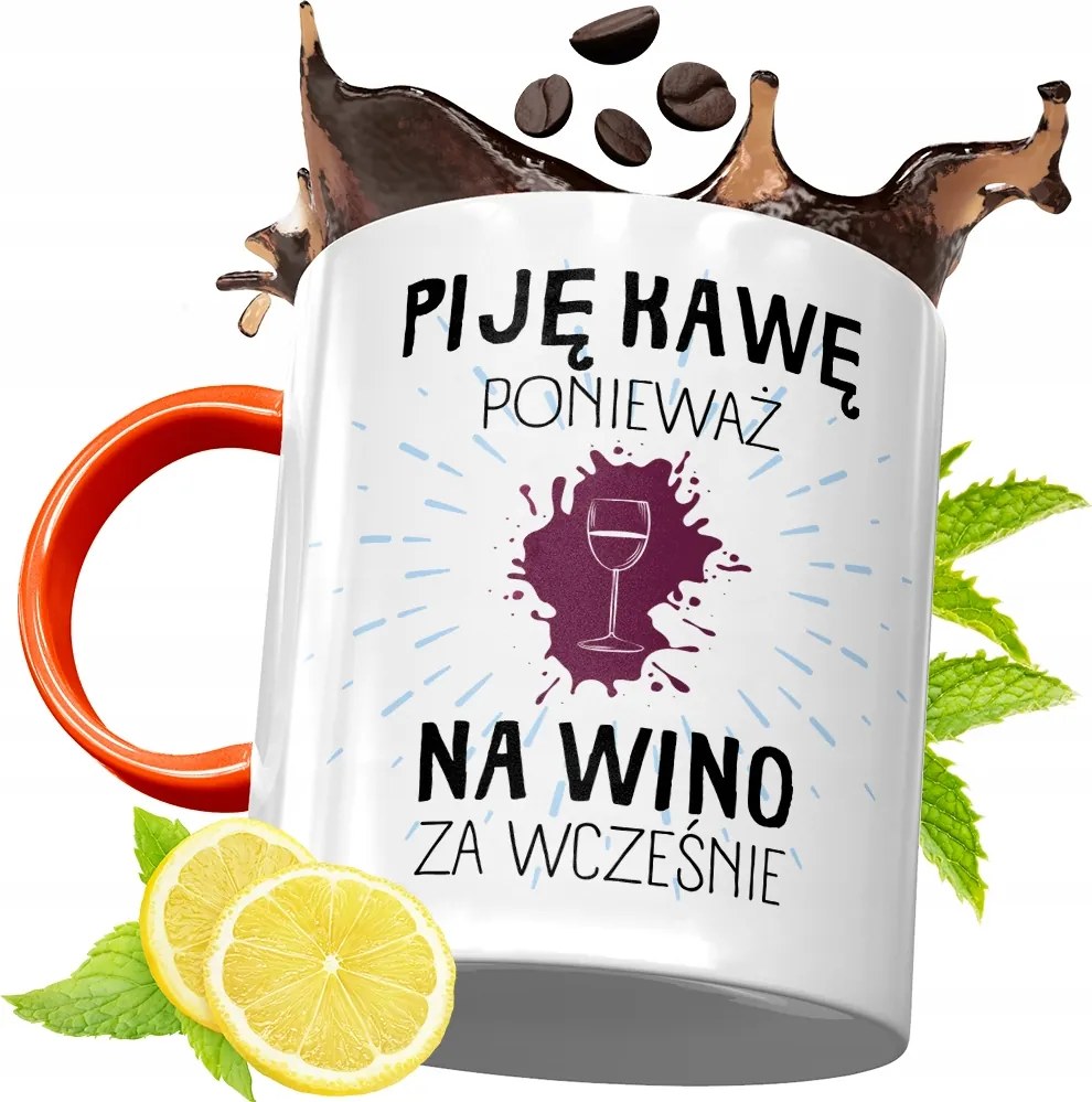 Narancssárga Vicces Bögre Vicces Ajándék fényképes nyomtatással