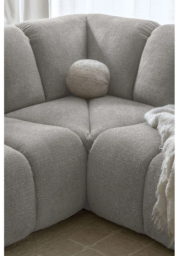 Világosszürke sarokkanapé (bal oldali-U alakú) Shell – Miuform