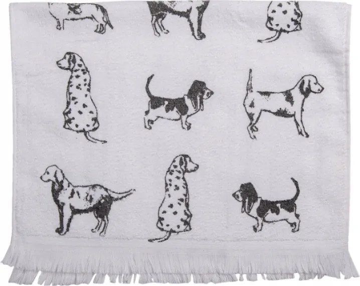 Dog Love frottír konyhai törölköző 40x66 cm