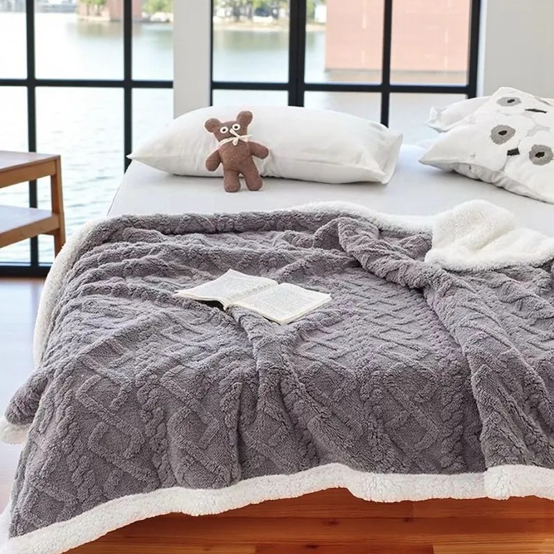 Meleg bárány takaró Homa KOBELA GREY