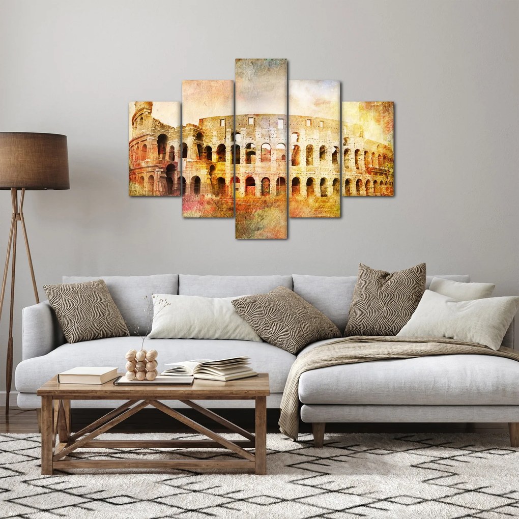Kép - Digitális festészet, Colosseum, Róma, Olaszország (150x105 cm)