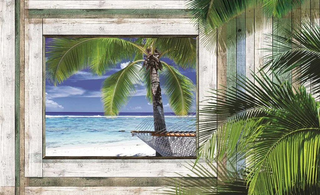 Fotótapéta - Strand, tenger, homok (152,5x104 cm)