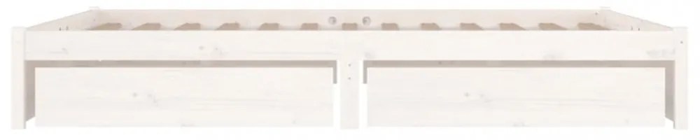 fehér ágykeret fiókokkal 140 x 190 cm