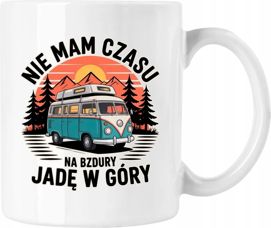 Bögre hegy kemping utazás nyaralás 2 Fehér 330ml