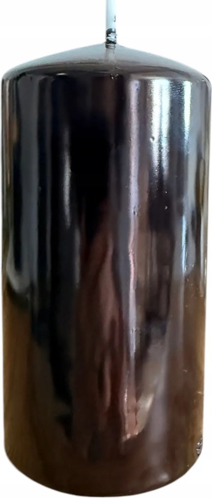 Gyertya Henger Fekete 6,5 X 12 cm Klubgyertya