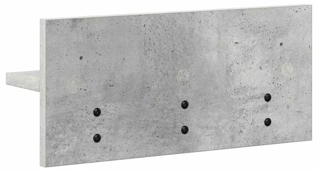 Fali Kabáthorog Beton szürke 40 x 10.5 x 18 cm Faanyag