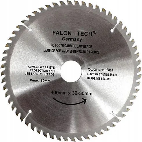 Faipari Fűrésztárcsa Widia I-C 400/32-30 T60