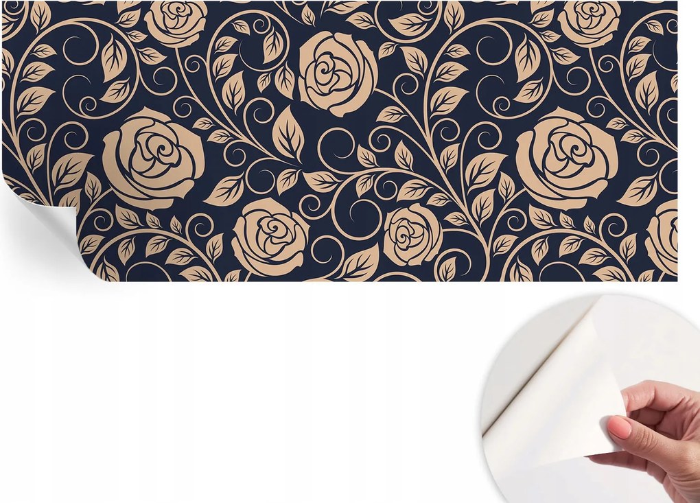 Fotótapéta Öntapadós Dekoratív tapéta Romantikus virágok 250x104 cm