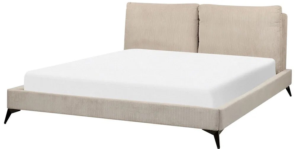 Franciaágy 180 cm Mellody (szürkésbézs) (ágyráccsal). 1081355