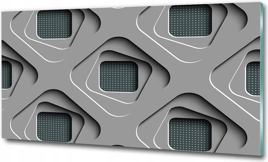 Fotó-kép edzett üveg Absztrakt 3D 100x70