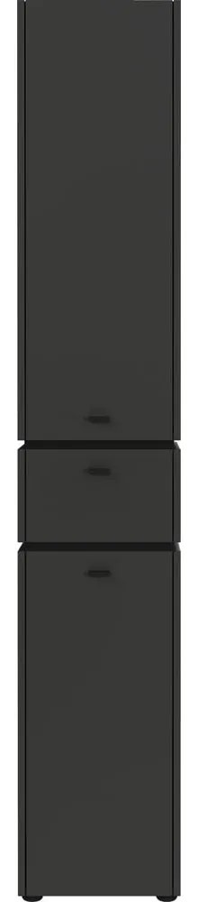 Antracitszürke magas fürdőszoba szekrény 34x189 cm Modesto – Germania