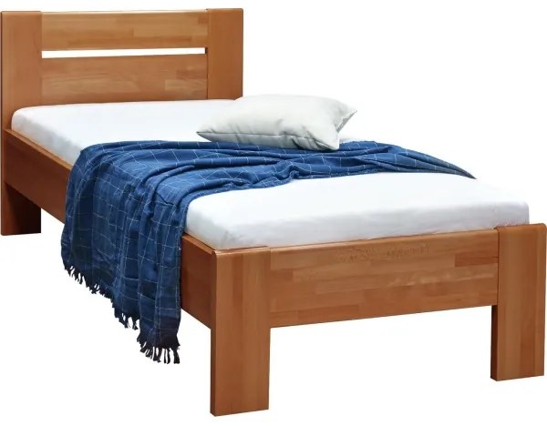 Egyszemélyes ágy AMBER 90x200 cm, dió