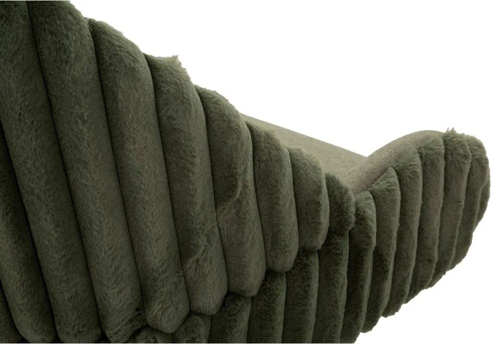 Zöld kárpitozott karfás étkezőfotel szett 2 db-os Stockholm – Mauro Ferretti