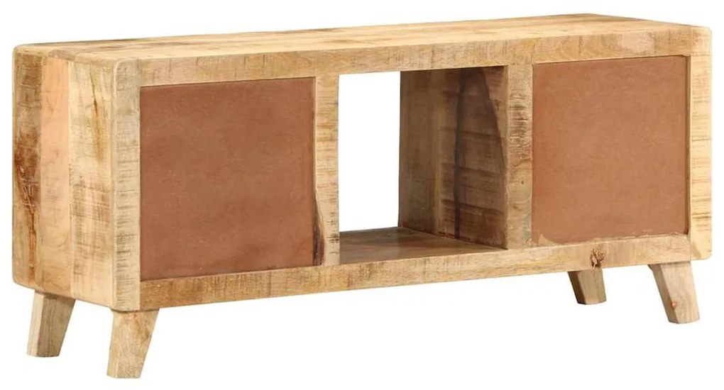 tömör nyers mangófa TV-szekrény 105x46x32 cm