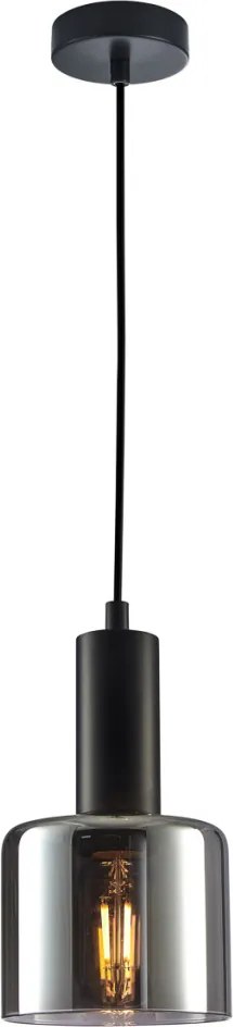 ITALUX PND-65342-1-BK-SG SANTIA Egyágú Függesztett Lámpa Fém E27 IP20