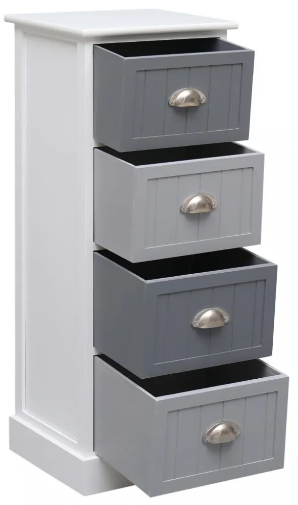 vidaXL császárfa kisszekrény 35 x 30 x 90 cm