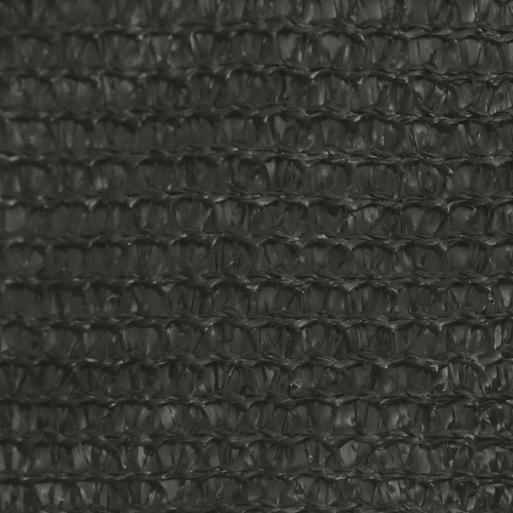 antracitszürke HDPE napvitorla 160 g/m² 4 x 5 x 5 m