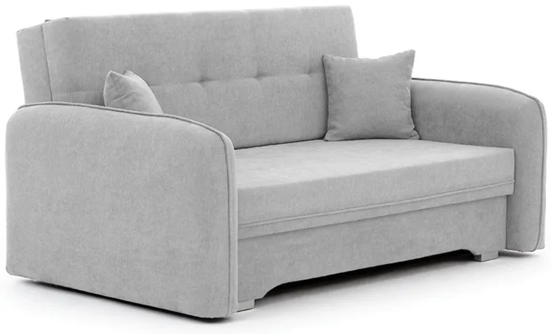 Kihúzható 2 személyes kanapé LAINE, világosszürke