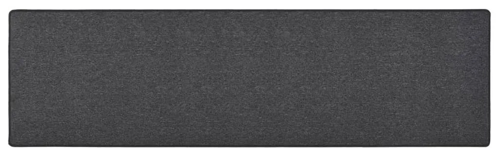 antracitszürke futószőnyeg 80 x 300 cm