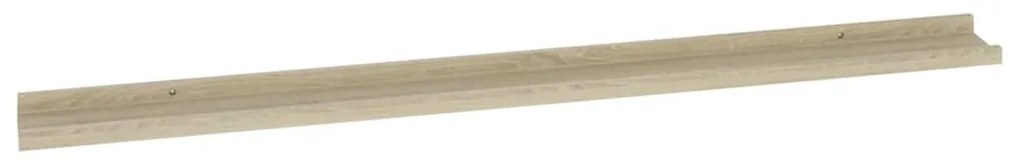 4 db sonoma tölgy színű fali polc 115 x 9 x 3 cm