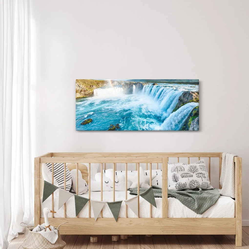 Kép - Godafoss vízesés (120x50 cm)