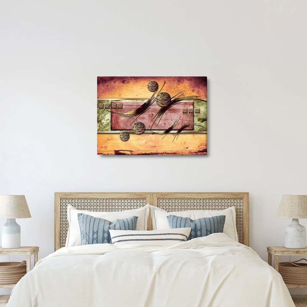Absztrakt kép (70x50 cm)
