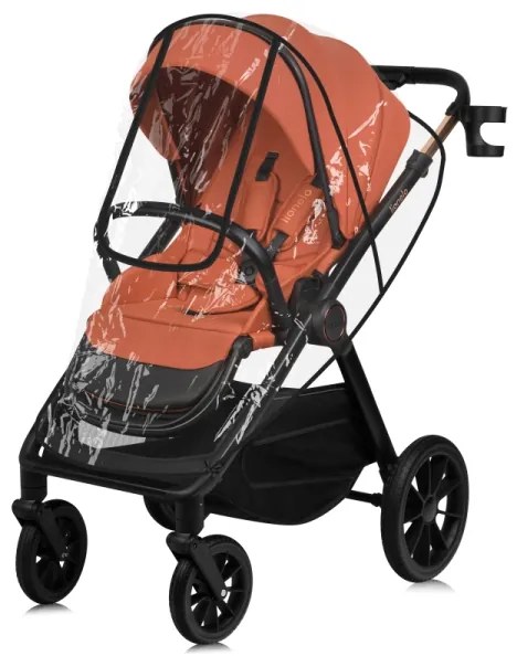 Lionelo - 2 az 1-ben kombinált babakocsi LAYLA Rozsdabarna